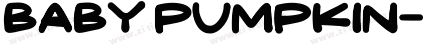 Baby Pumpkin字体转换